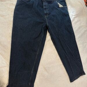 Harbor Bay Men's Dark Blue Relaxed Jeans